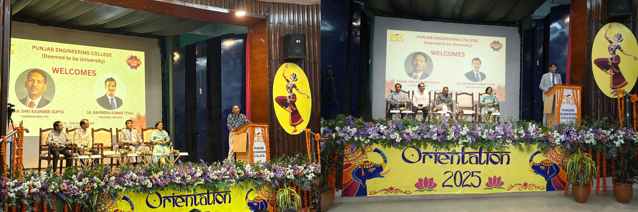 Orientation Week Concludes at PEC Chandigarh with Inspiration, Values, and Celebration